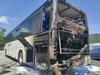 V Litiji na parkirišču pred trgovino zagorel avtobus, požar omejila delavca komunalnega podjetja