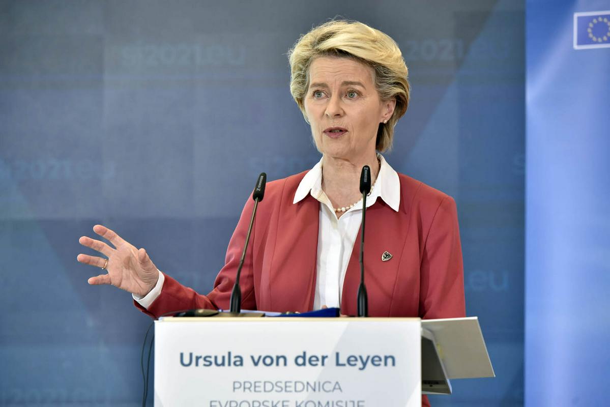 Predsednica Evropske komisije Ursula von der Leyen. Foto: BoBo