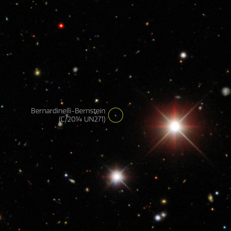 Fotografija je nastala leta 2017, posneta je bila na 4-metrskem teleskopu Víctor M. Blanco na ameriški opazovalnici Cerro Tololo (CTIO) v Čilu. Foto: NOIRLab/NSF/AURA/J. da Silva (Spaceengine)