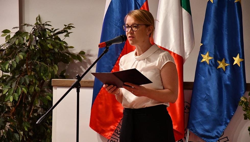 Zbrane je nagovorila tudi ministrica za Slovence v zamejstvu in po svetu, dr. Helena Jaklitsch Foto: Facebook