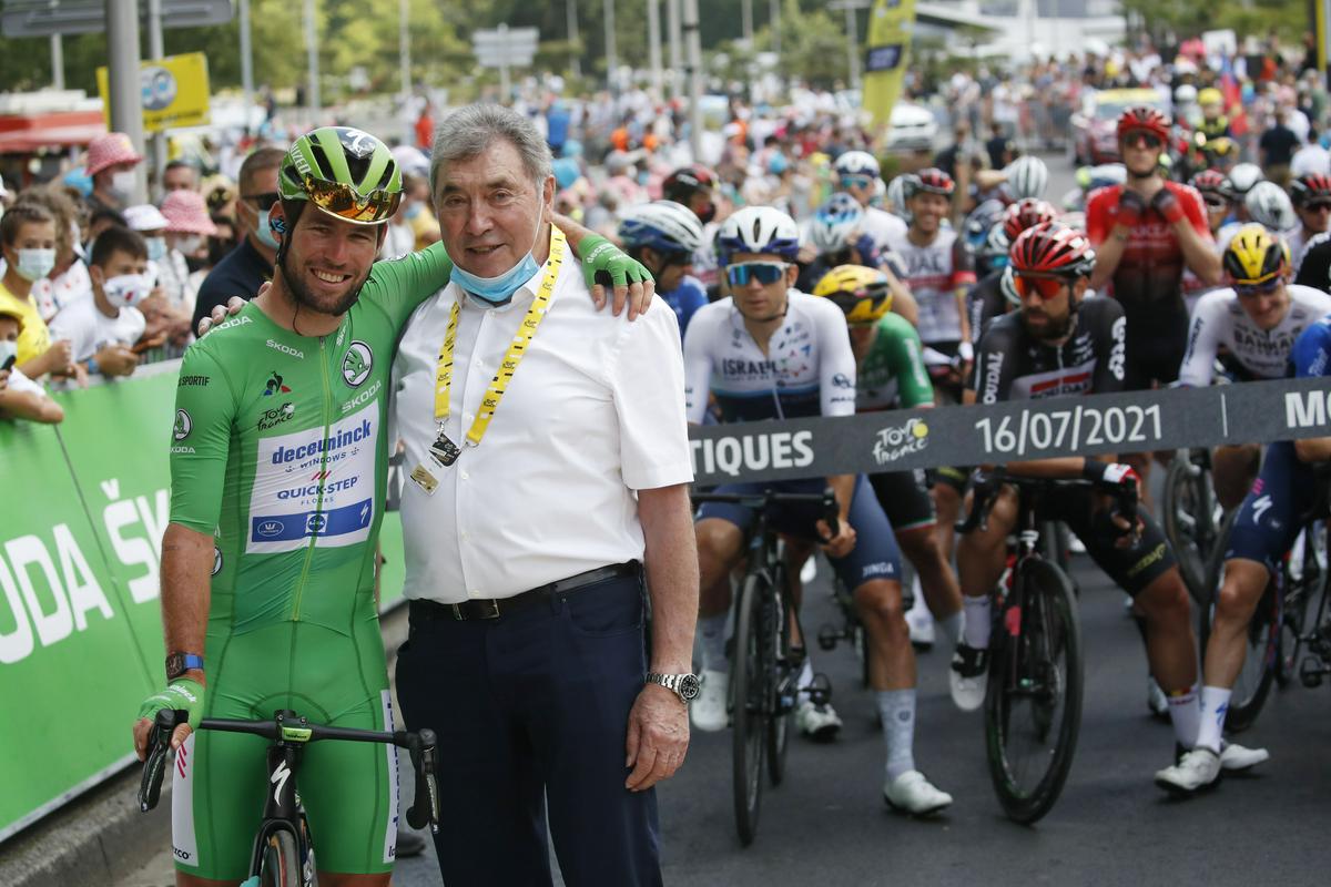 Po videopovezavi se je oglasil tudi Eddy Merckx, ki svetuja Pogačarju: 