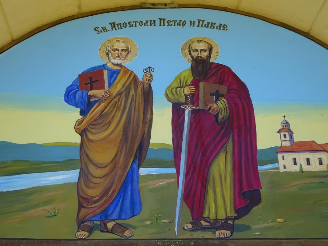 Pravoslavna cerkev sv. Petra in Pavla v Miličih. Foto: Rok Omahen