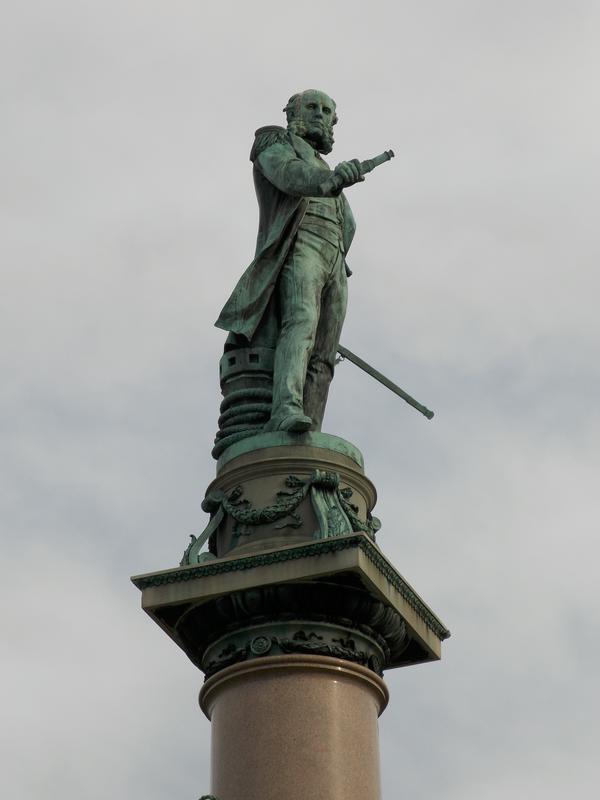 Spomenik Wilhelmu von Tegetthoffu na Dunaju. Foto: Rok Omahen