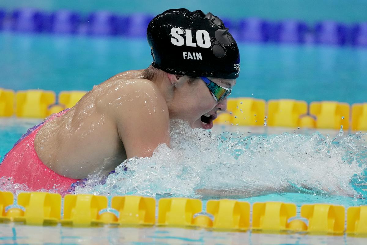 Katja Fain je spodbudno opravila z olimpijskim krstom. Foto: Reuters