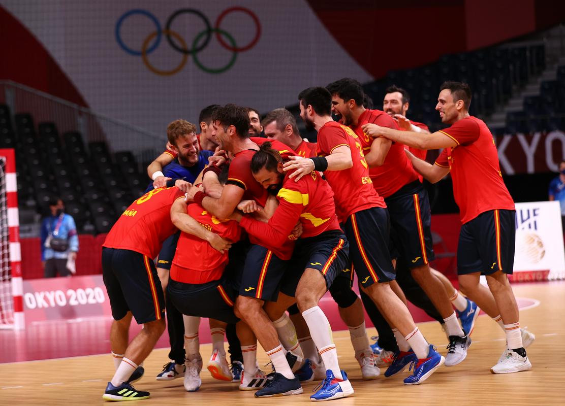 Španija se veseli četrtega olimpijskega brona. Foto: Reuters