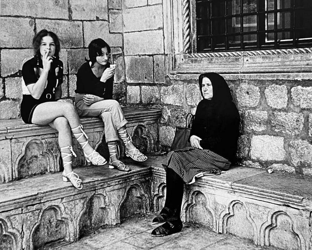 Iz serije Only YU, v Dubrovniku leta 1971. Foto: Galerija Photon/Branko Lenart