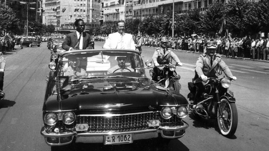 Prihod ganskega predsednika Kwame Nkrumaha na beograjsko konferenco neuvrščenih 1961. Foto: Wikipedia/Zgodovinski arhiv Beograda