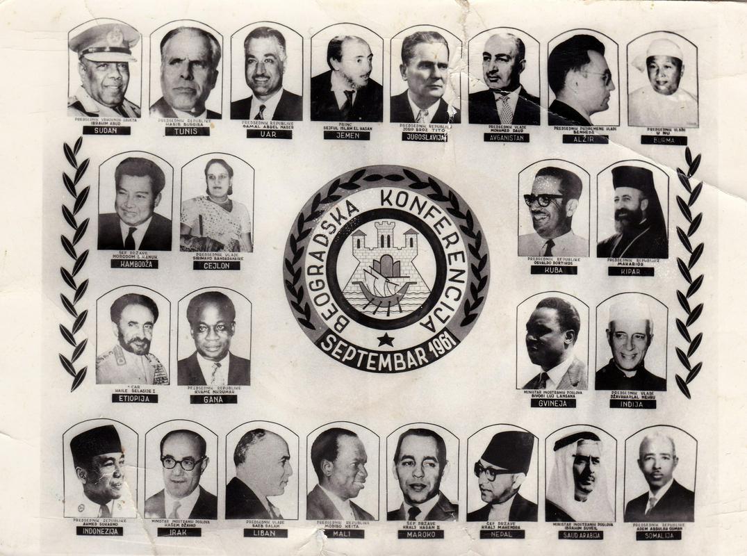 Udeleženci konference v Beogradu septembra 1961. Foto: Wikipedia
