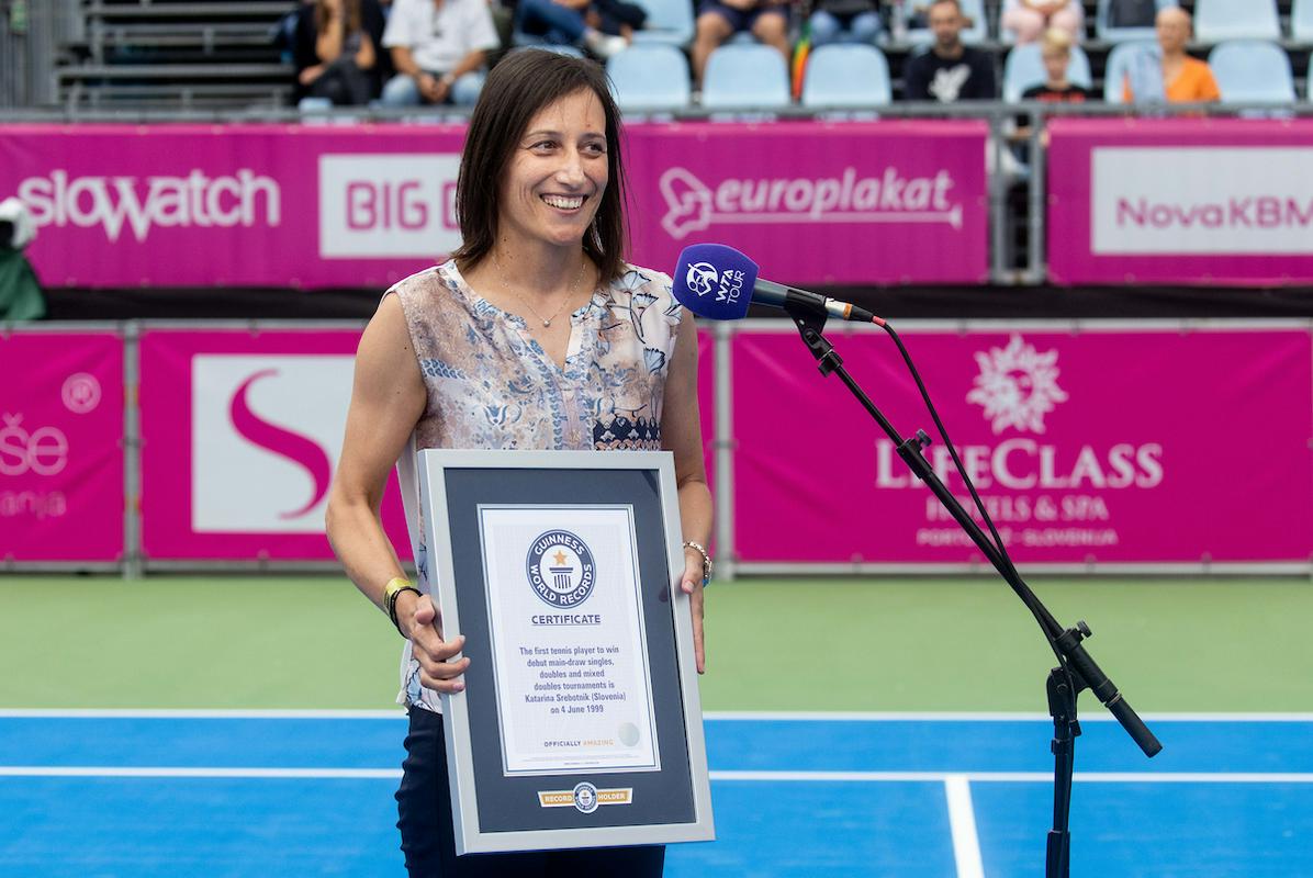 Katarina Srebotnik velja za najboljšo slovensko teniško igralko po osamosvojitvi. Foto: Sportida