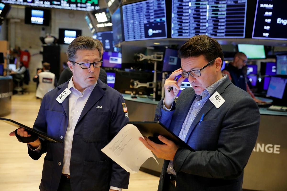 Dow Jones je v zadnjem tednu pridobil pol odstotka. Nervoza, povezana s kitajskim Evergrandom, je sčasoma popustila, Fed pa na septembrski seji ni sporočil nič dramatičnega. Foto: Reuters