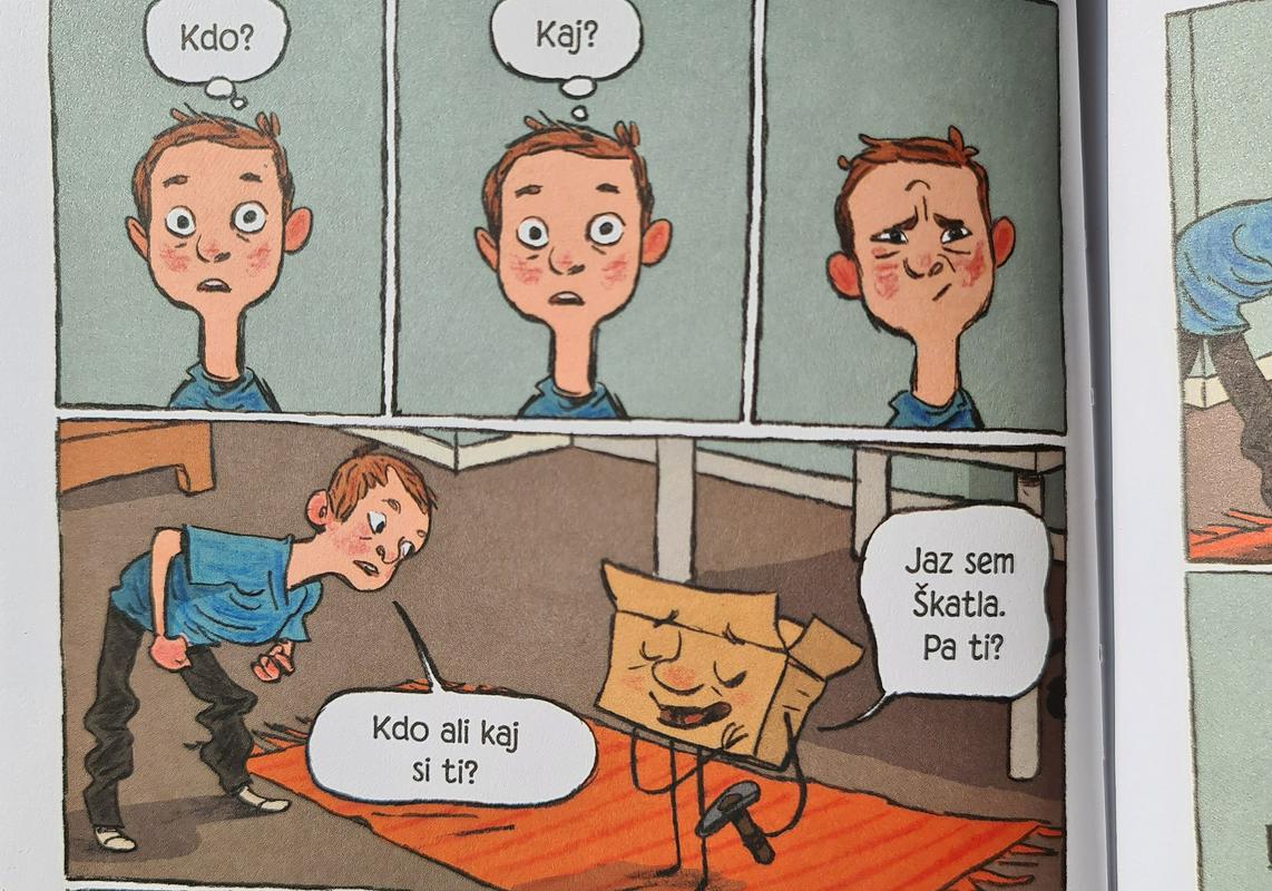 V Švici bo Škatla ponekod postala del rednega šolskega kurikuluma, nam pove Wirbeleit. Tudi sam učiteljem pomaga z nasveti, kako stripe čim bolj naravno vključiti v pouk. Foto: MMC RTV SLO