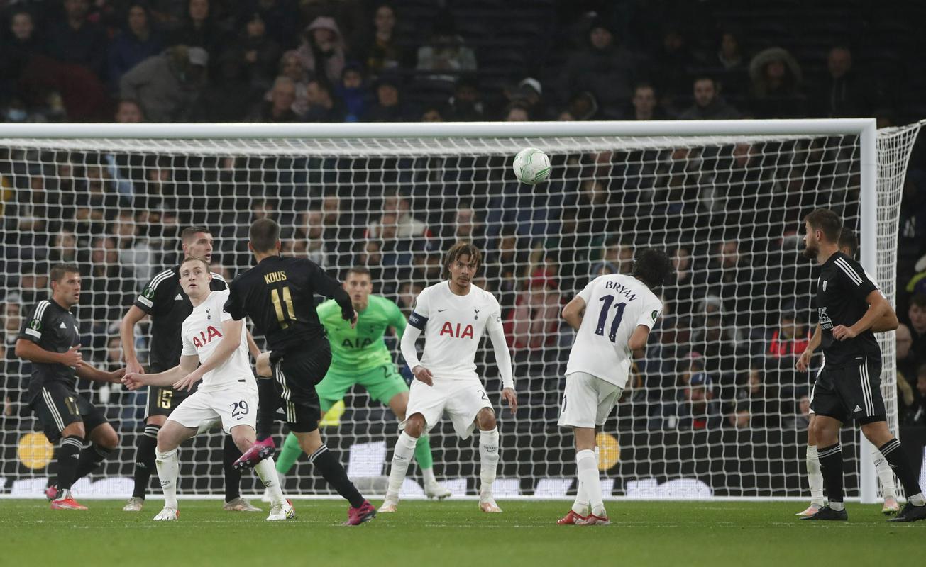 Na prvi tekmi je edini gol za Muro dosegel Žiga Kous. Foto: Reuters