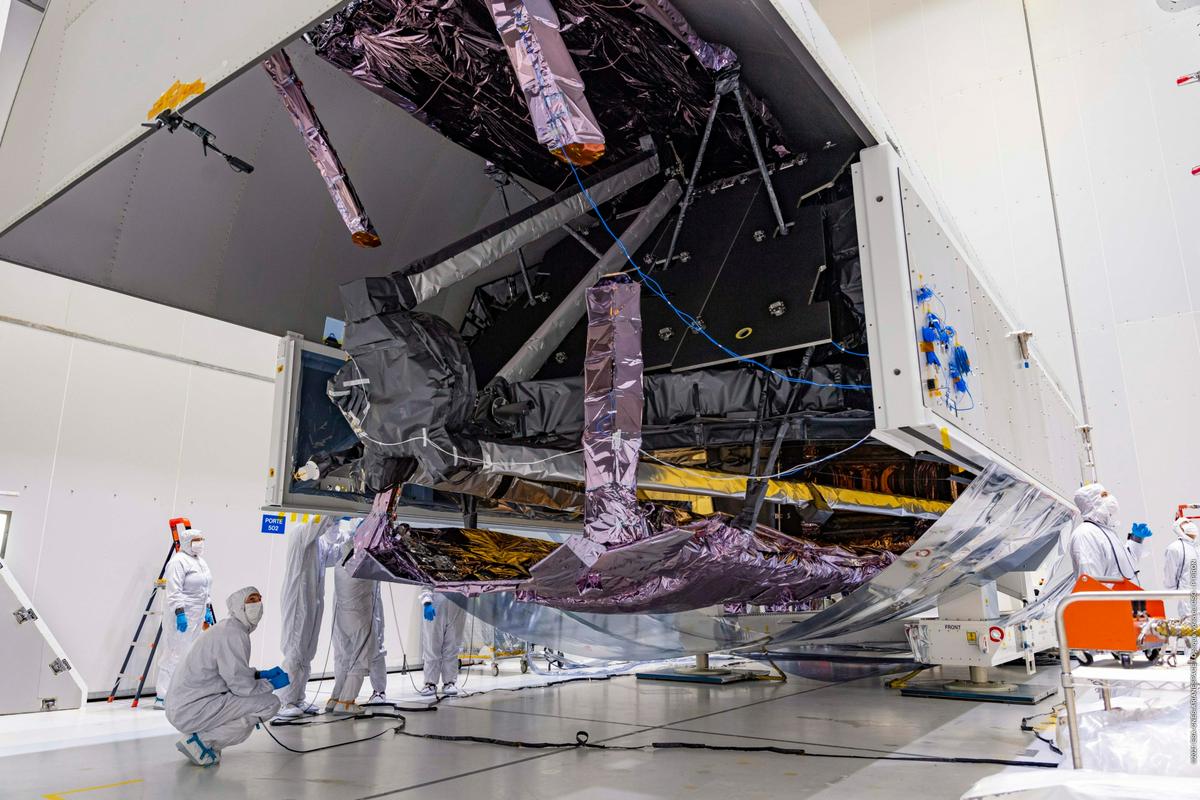 Odpiranje STARRS-a. Foto: ArianeSpace