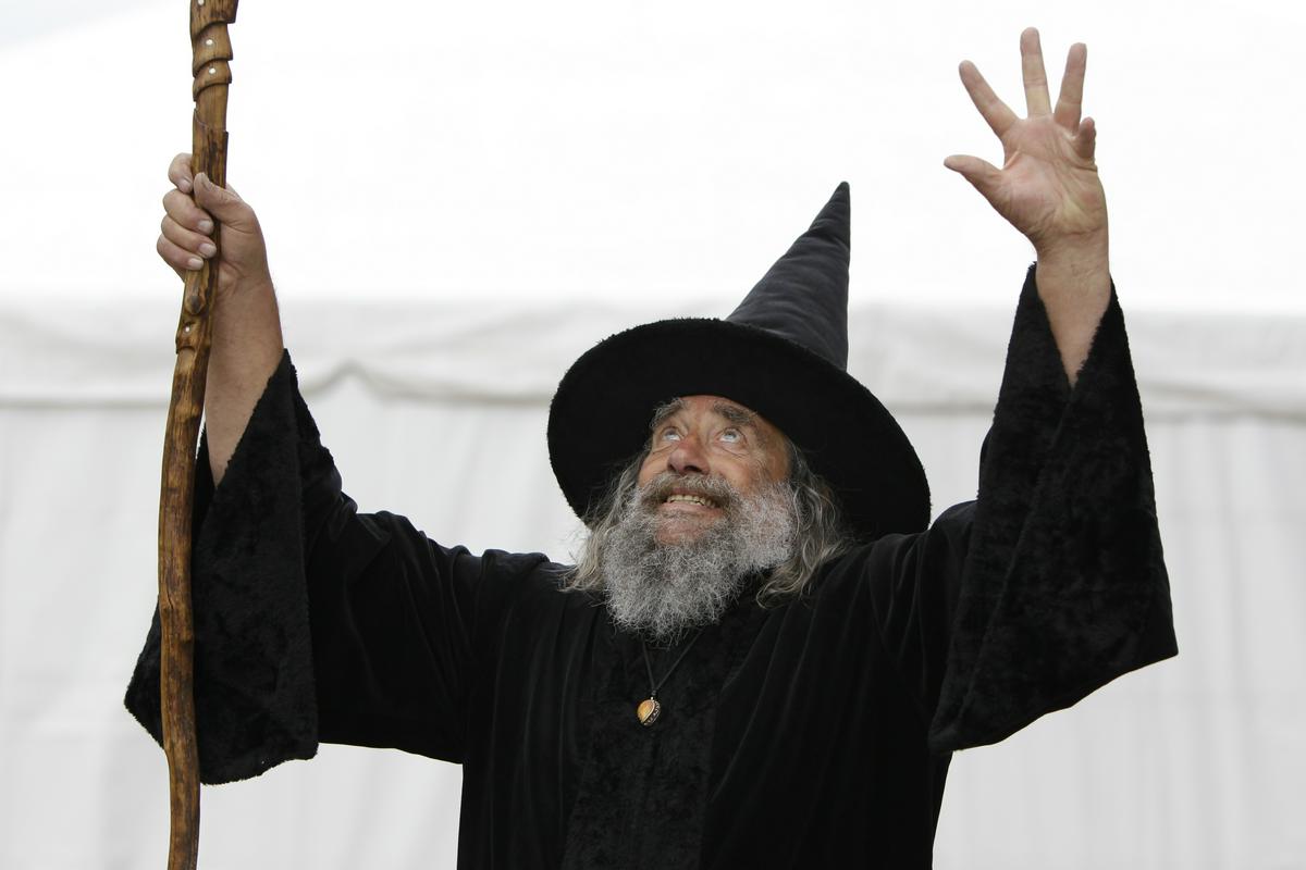 Ian Brackenbury Channell worked for 23 years as the official magician of Christchurch.  Photo: AP