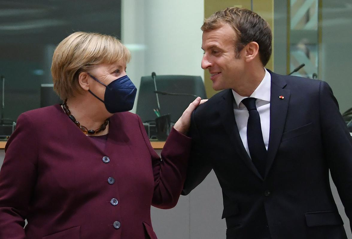 Angela Merkel in Emmanuel Macron, voditelja najvplivnejših držav Unije. Foto: EPA