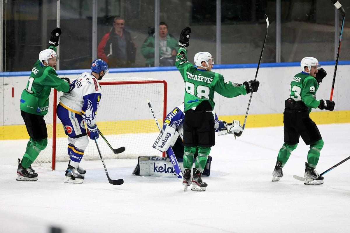 Ljubljanski hokejisti ostajajo tudi po prvi petini sezone uspešnica tekmovanja, v katerem so novinci. Foto: www.alesfevzer.com