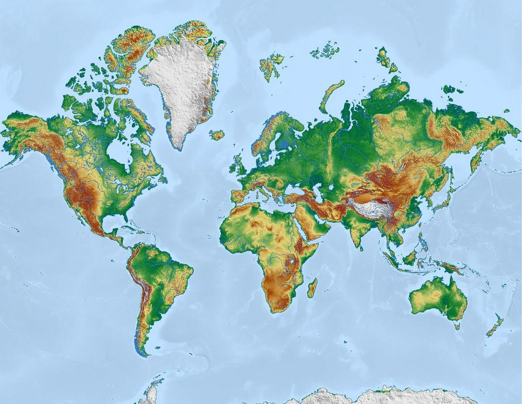 Klasičen zemljevid sveta. Foto: Pixabay