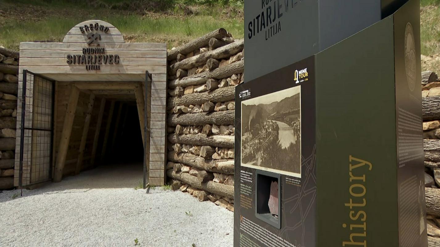 Vhod v rudnik Sitarjevec danes. Foto: TV Slovenija