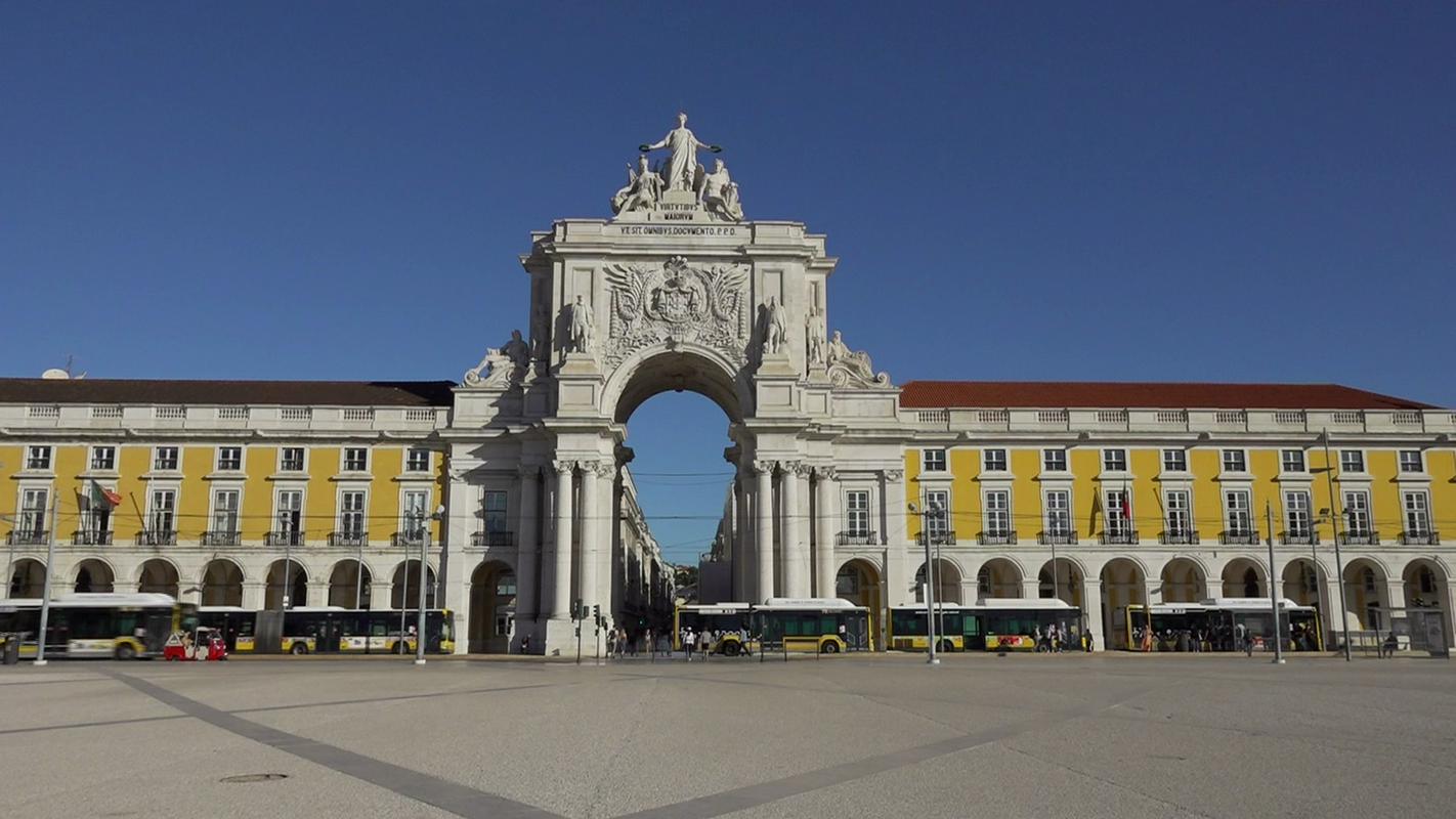 Lizbonski trg Praça do Comercio. Foto: MMC/Televizija Slovenija