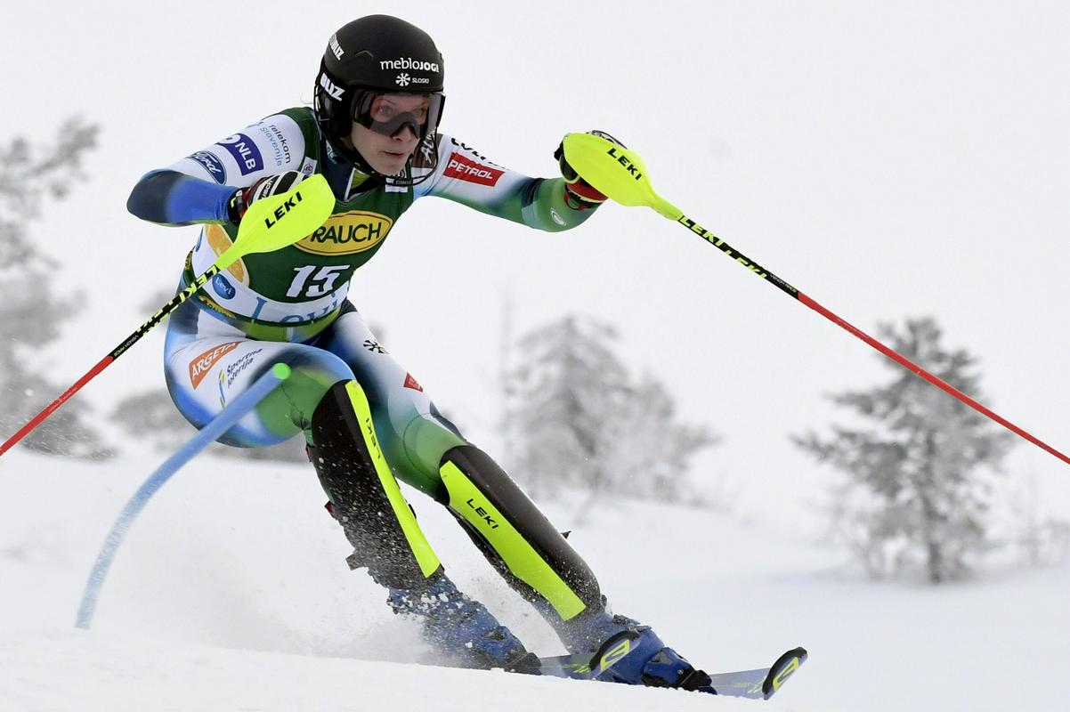 Ana Bucik praviloma dobro tekmuje v Leviju, lani je bila na severu Finske sedma. Foto: Reuters