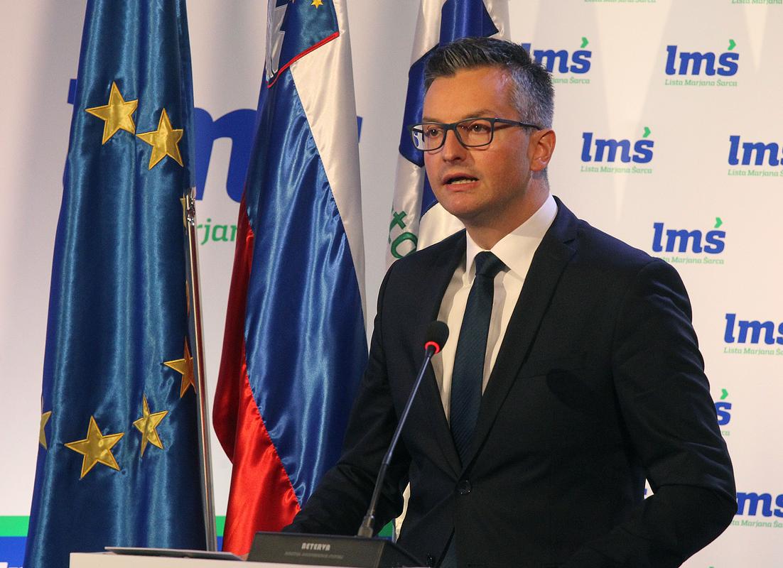 Predsednik LMŠ-ja Marjan Šarec je dejal, da je pogled stranke usmerjen v čas po volitvah. Foto: BoBo