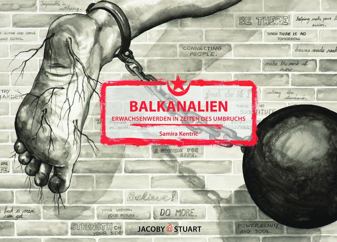 Naslovnica nemškega prevoda grafičnega romana Balkanalije Samire Kentrić. Foto: Jacoby & Stuart