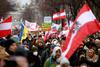 V Avstriji množični protest proti obveznemu cepljenju