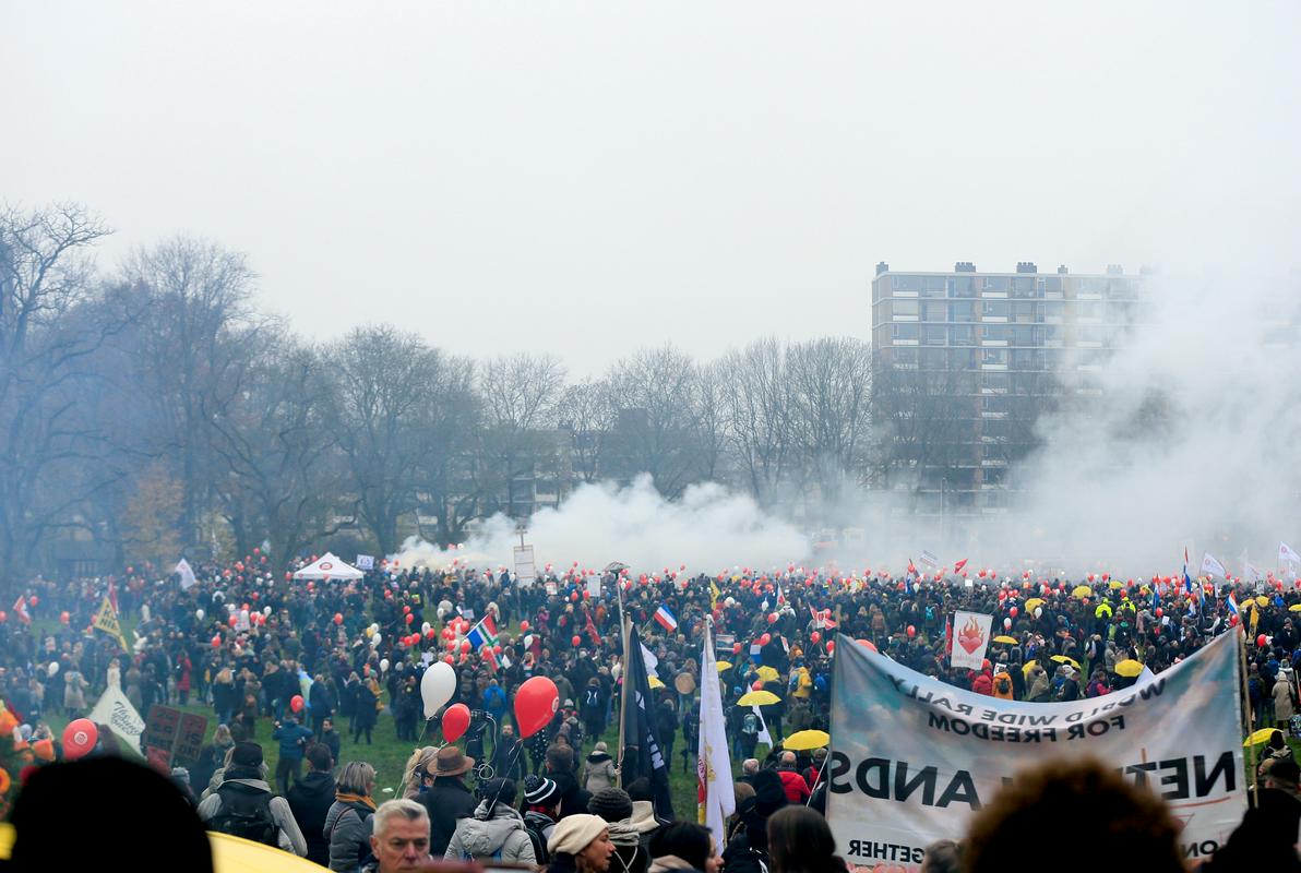 Protesti v Utrechtu. Foto: Reuters