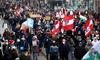 Na Dunaju 44.000 protestnikov proti koronskim ukrepom