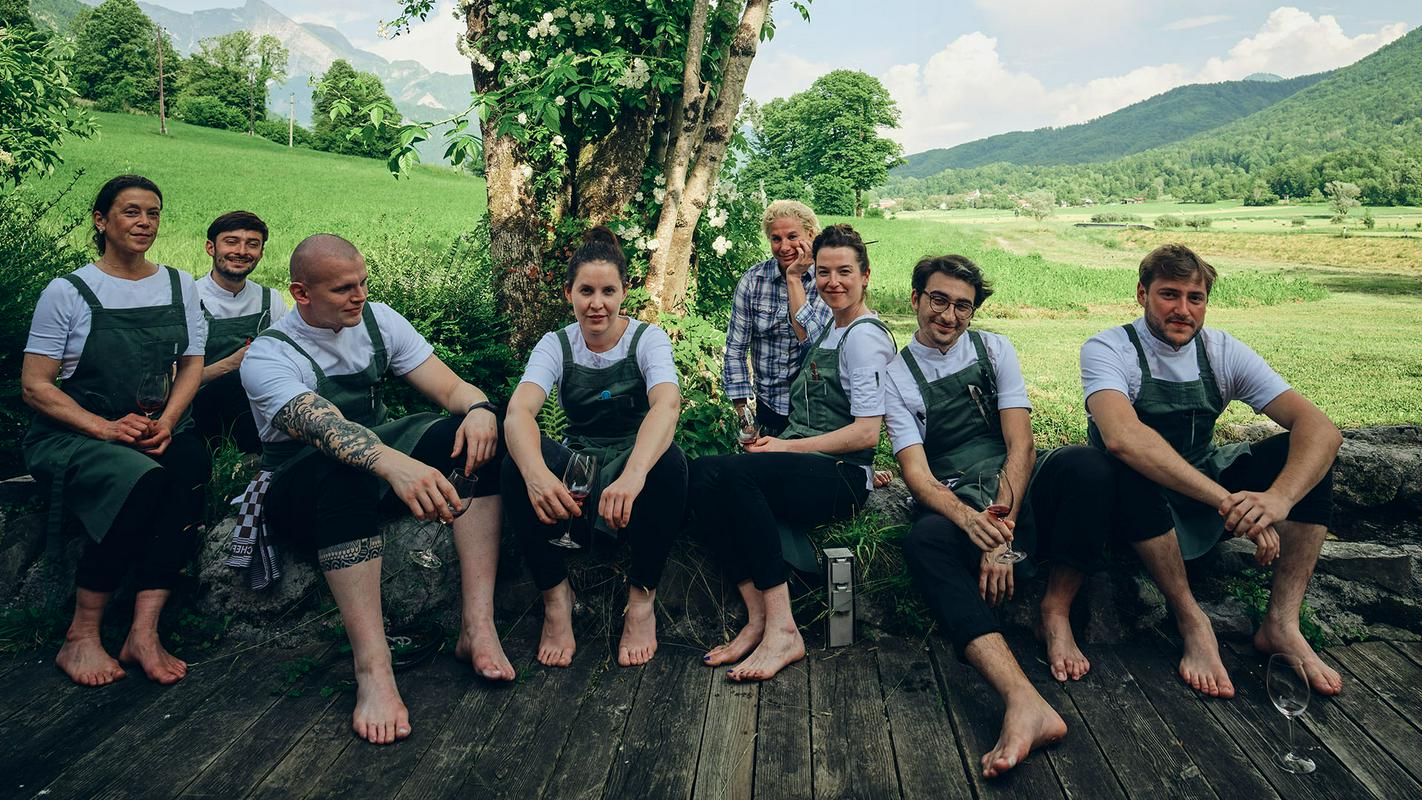 Maša Salopek says that the Franko House kitchen team is multicultural, so the language of communication is mainly English, and all foreigners also learn some Slovenian words.  Photo: Franko House / Suzan Gabrijan 