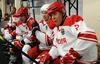 Nepremagljiva Putin in Lukašenko na ledu – Rus zabil sedem golov, Belorus pa dva