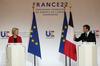 Macron in von der Leyen: Evropska varnostna arhitektura bo stvar EU-ja