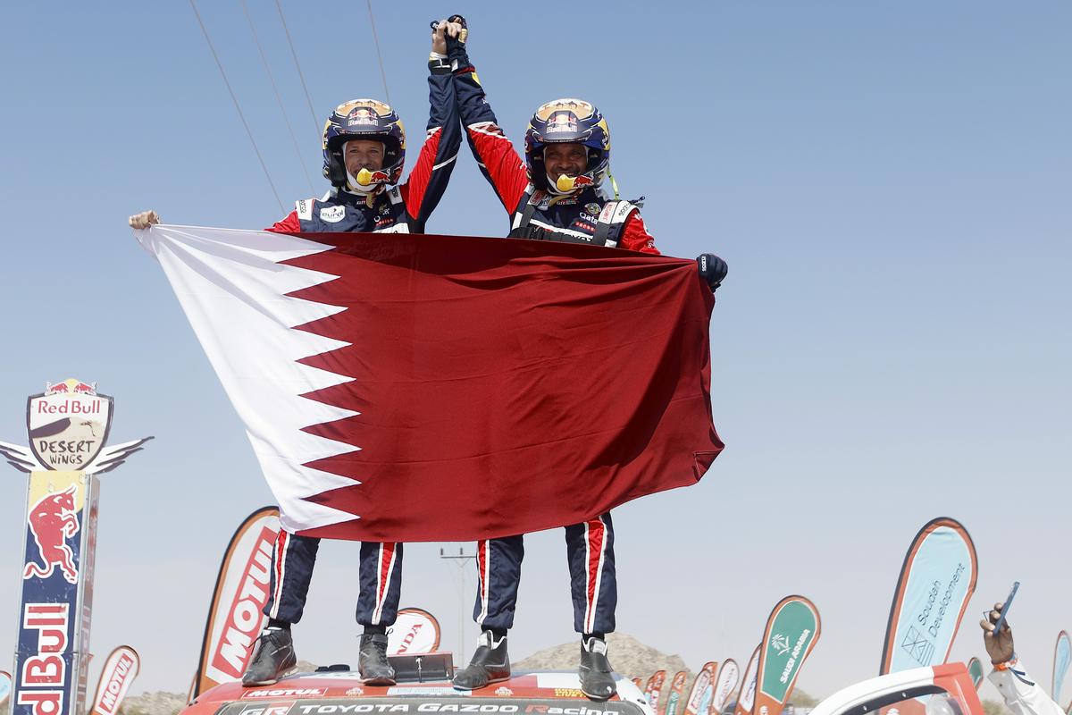 Naser Al Atijah je še četrtič slavil na reliju Dakar in se po številu zmag izenačil z legendarnim Fincem Arijem Vatanenom. Foto: EPA