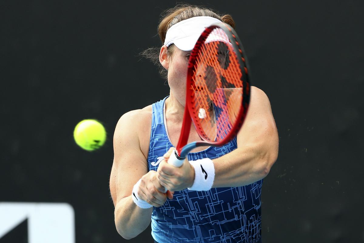 Tamara Zidanšek je v Melbournu v letih 2018 in 2019 že zaigrala v 2. krogu Odprtega prvenstva Avstralije, medtem ko je lani izpadla v uvodnem krogu tekmovanja. Foto: AP