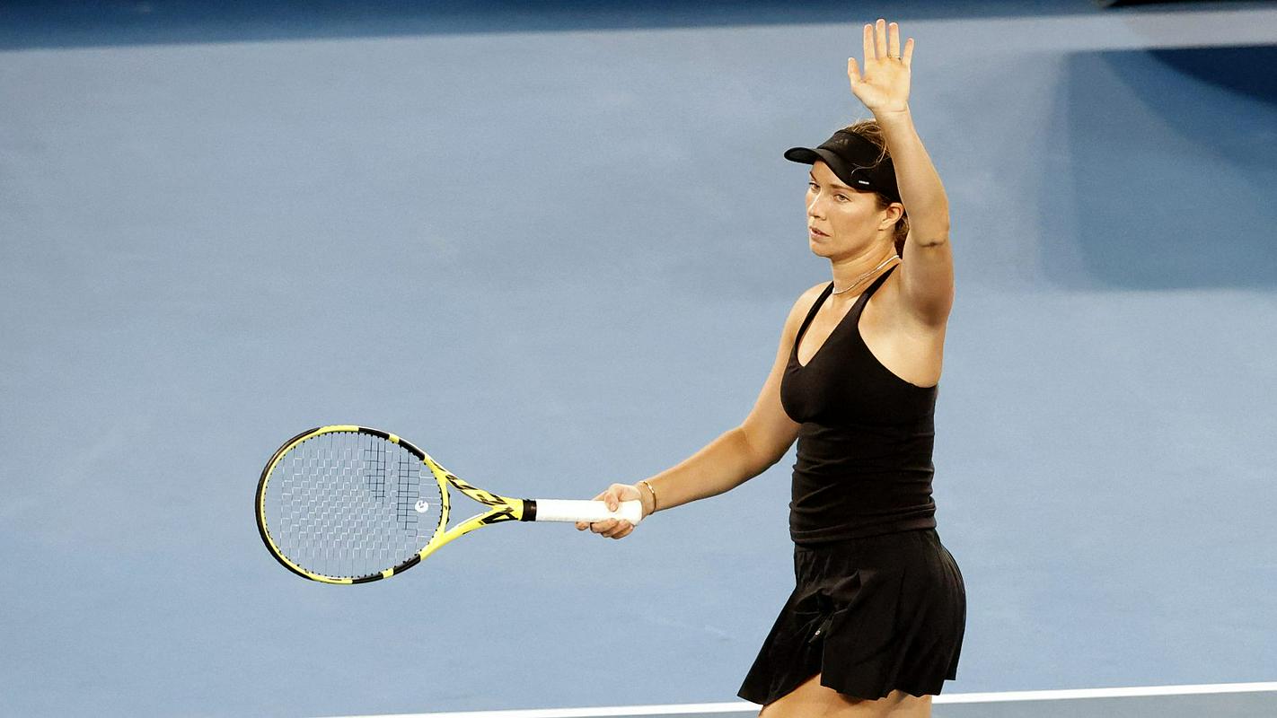 Danielle Rose Collins je marca lani prestala manjši operativni poseg za zdravljenje endometrioze. Po vrnitvi na teniška igrišča je dobila 36 dvobojev, 10 jih je izgubila, medtem pa osvojila tudi prva turnirja WTA v karieri: v Palermu in v San Joseju. Tokrat ima priložnost za osvojitev grand slama. Foto: Reuters