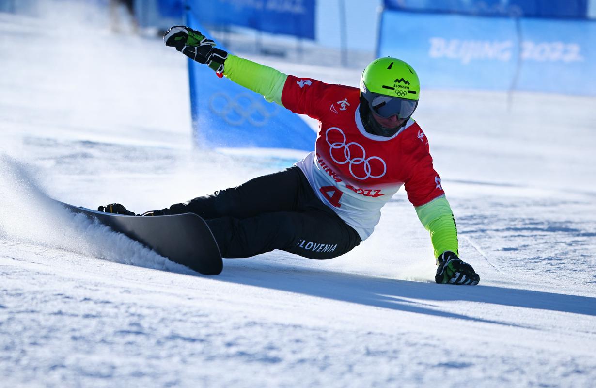 Tim Mastnak je bil le nekaj metrov oddaljen od zlatega odličja, a tudi srebrna olimpijska medalja je izjemen uspeh. Foto: Reuters
