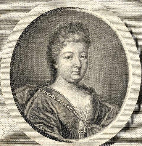 Portret baronice d'Aulnoy, neznani avtor, 17. stoletje.