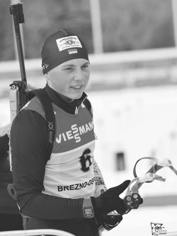 Mladi ukrajinski biatlonec Jevgenij Mališev bi 10. marca praznoval 20. rojstni dan, a ga ni dočakal, ker je bil ubit v bojih proti ruskim silam v bližini Harkiva. Foto: EPA