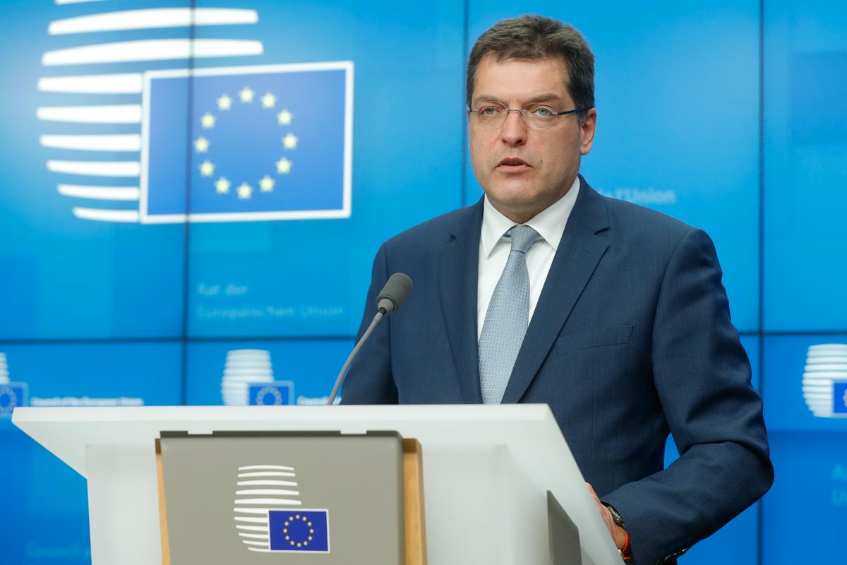 Komisar Janez Lenarčič. Foto: EPA