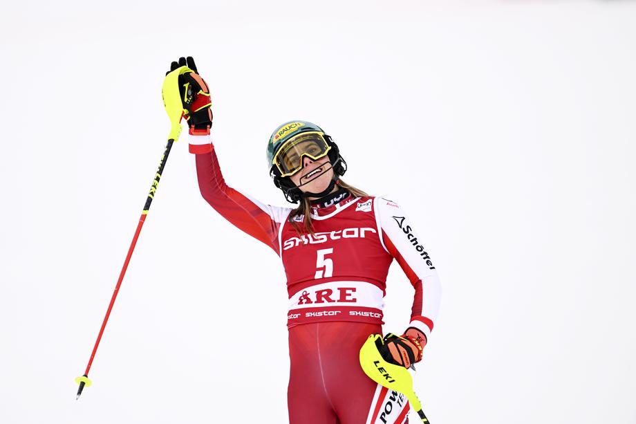 Katharina Liensberger se je spomnila, da je bila v Areju pred tremi leti na SP-ju četrta na slalomu: 