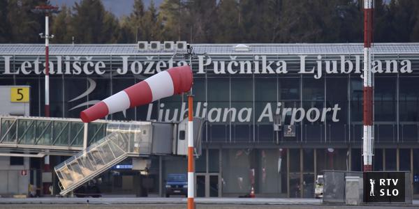 Flughafen Ljubljana im vergangenen Jahr mit 100 % mehr Passagieren