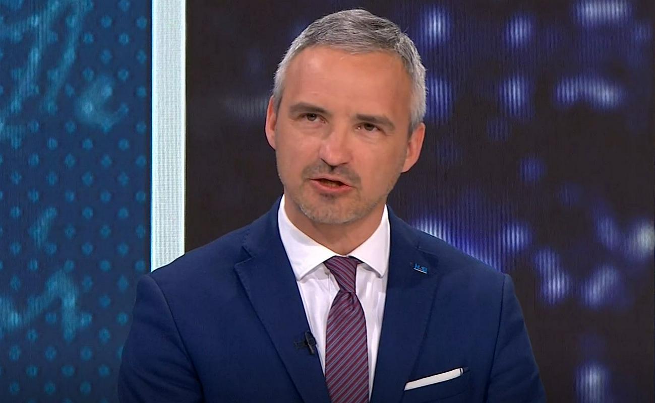 Janez Cigler Kralj, Nova Slovenija. Foto: TV Slovenija, zajem zaslona
