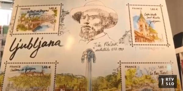 La Ljubljana de Plečnik régnait en maître sur les timbres français