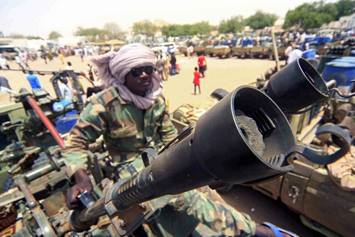 Arabske milice džandžavidi so obtožene za nekaj najhujših grozodejstev med vojno v Darfurju. Foto: EPA