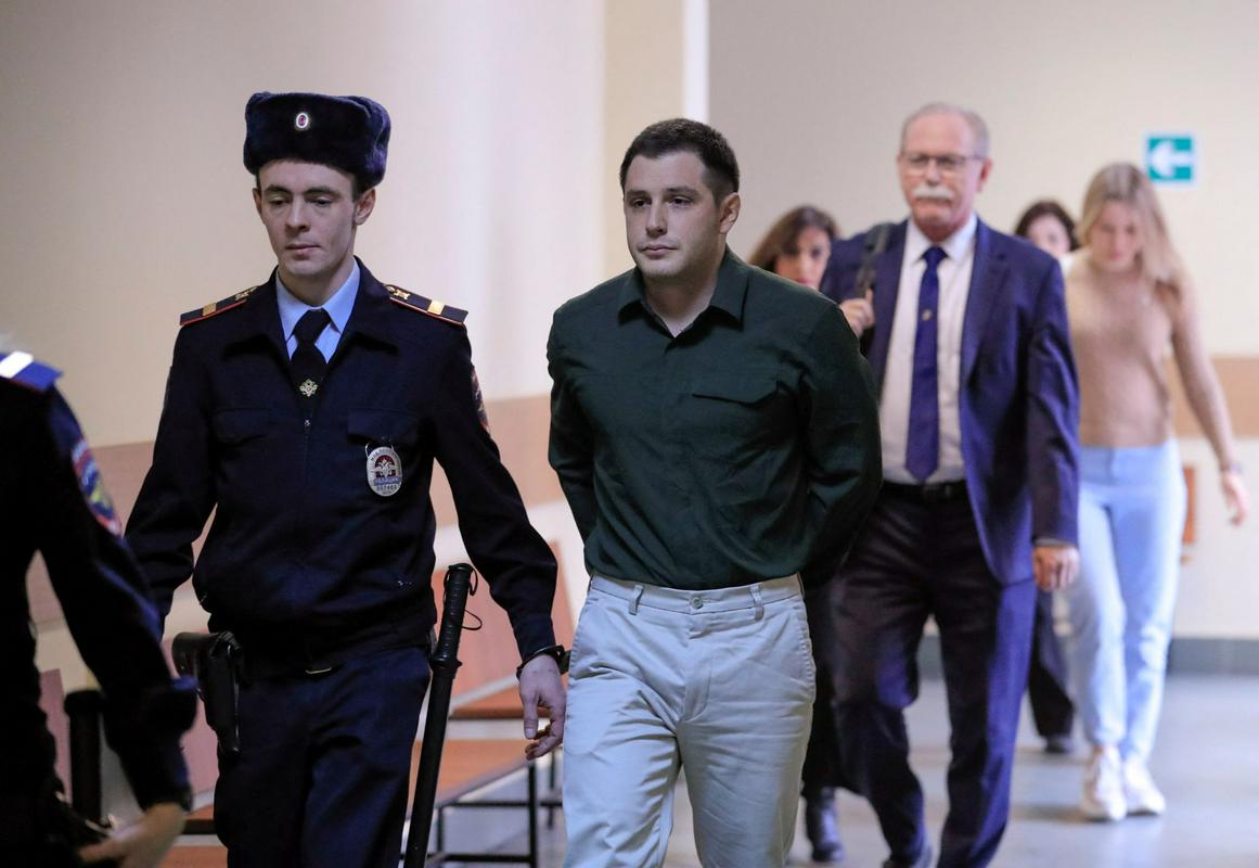 Trevor Reed na sodišču v Moskvi leta 2020. Foto: Reuters