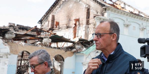 Der deutsche Oppositionsführer Merz besuchte die Ukraine