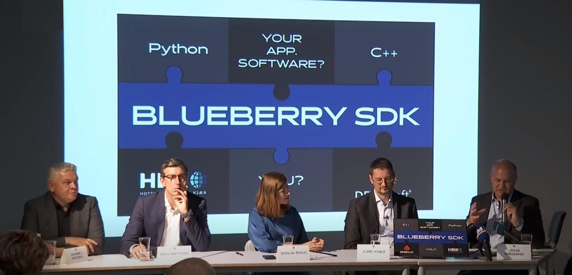 Blueberry bo v Trbovljah premikal mejnike na področju merilnih naprav. Foto: TV Slovenija/zajem zaslona