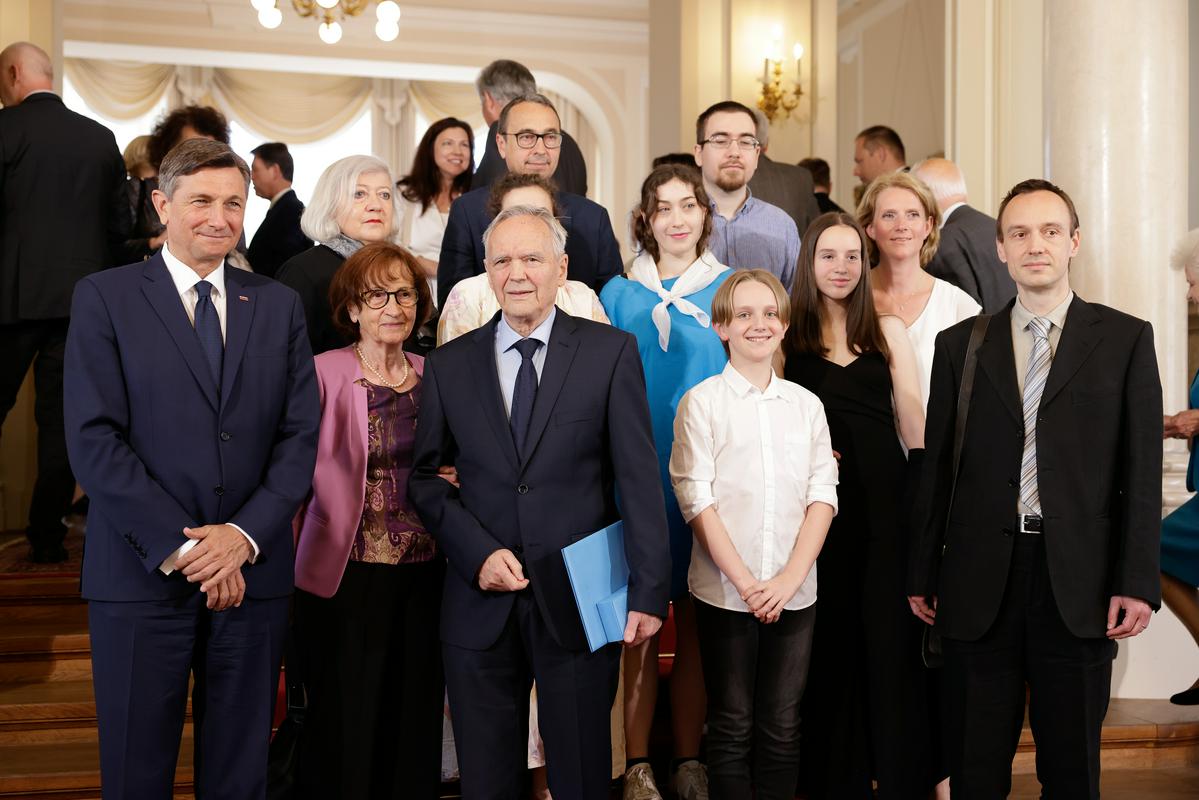 Predsednik republike je v predsedniški palači priredil posebno slovesnost ob 30-letnici mednarodnega priznanja Republike Slovenije. Foto: BoBo