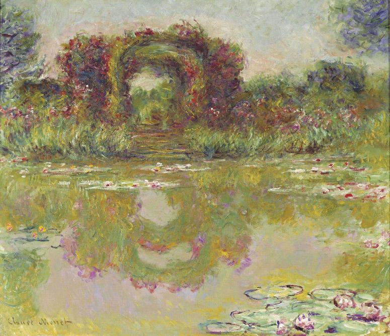 Claude Monet. Les arceaux de roses, Giverny, 1913. Foto: Wikipedia