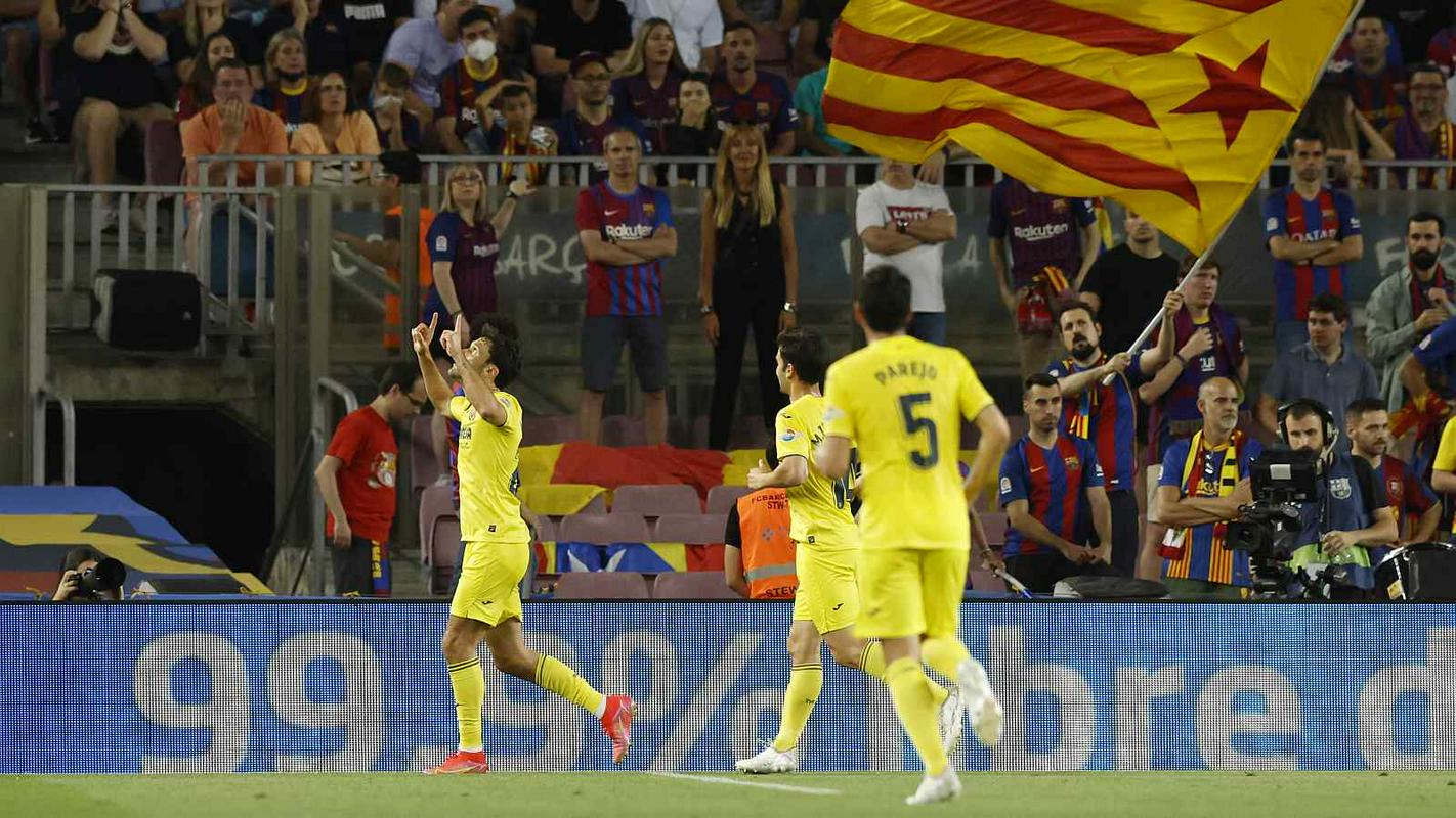 Alfonso Pedraza se je takole veselil svojega zadetka na Camp Nouu. Foto: Reuters